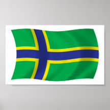 Impresión del poster de la bandera de Vepsians