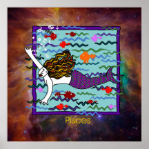 Impresión del poster de Piscis