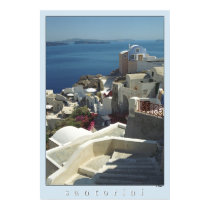 Impresión del poster de Santorini posters