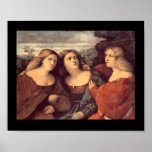 Impresión del poster de tres hermanas