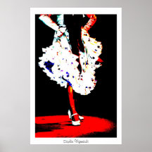 "Impresión del poster del bailarín del flamenco"