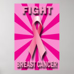IMPRESIÓN DEL POSTER DEL CÁNCER DE PECHO DE LA LUC