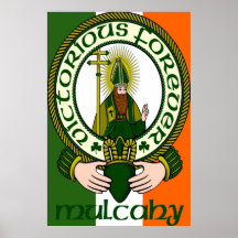 Impresión del poster del lema del clan de Mulcahy