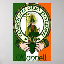 Impresión del poster del lema del clan de O'Connel
