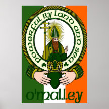 Impresión del poster del lema del clan de O'Malley