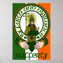 Impresión del poster del lema del clan de Rafferty