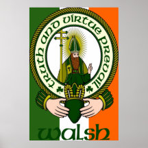 Impresión del poster del lema del clan de Walsh