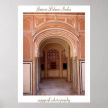 Impresión del poster del palacio de Jaipur