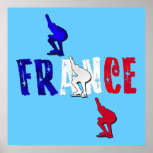 Impresión del poster del patinaje de hielo del pat