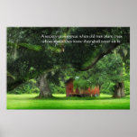 Impresión del poster del proverbio de los robles