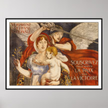 Impresión del poster del vintage: Acelere la paz