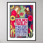 Impresión del poster del vintage: BerllinerTagebla