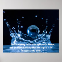 Impresión del poster - waterdrops