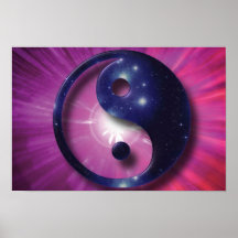 Impresión del universo de Yin y de Yang Impresiones
