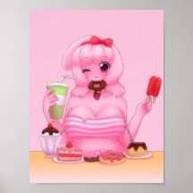 Impresión deliciosa del poster