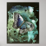 impresión digital del arte moderno de la mariposa  impresiones