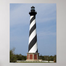 Impresión - faro de Hatteras del cabo Posters