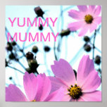 IMPRESIÓN FLORAL DELICIOSA DE LA MOMIA POSTERS