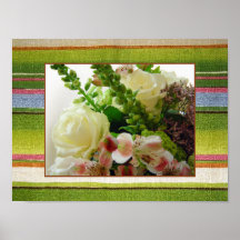 Impresión floral posters