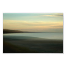 Impresión fotográfica abstracta de la playa