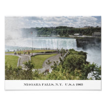 Impresión fotográfica de Niagara Falls Nueva York 