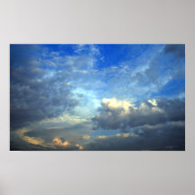Impresión fotográfica del cielo majestuoso posters