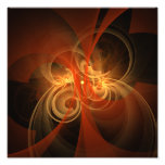 Impresión mágica de la foto del arte abstracto de 
