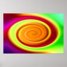 Impresión - modelo del extracto del remolino del a posters