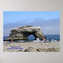 Impresión natural de la playa de los puentes - sel impresiones