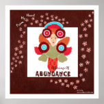 Impresión Ofrenda-Positiva del ARTE de la abundanc Poster