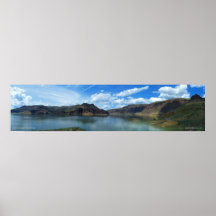 Impresión panorámica de Owyhee del lago Posters