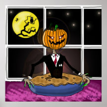 Impresión "pastel de calabaza" - por Kev Moore Impresiones