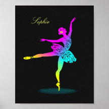Impresión personalizada arco iris bonito del poste