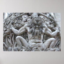 Impresión portuguesa del ~ del Gargoyle Posters