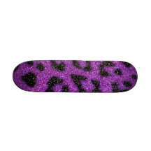 Impresión púrpura de moda linda femenina del guepa patines personalizados