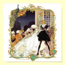 Impresión romántica del baile de disfraces del pav posters