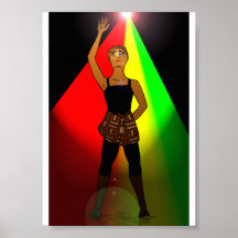 Impresión tribal africana poster
