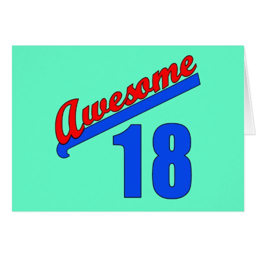 Impresionante en 18 años del décimo octavo cumplea felicitación