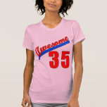 Impresionante en 35 años camiseta