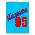 Impresionante en 95 años tarjetas