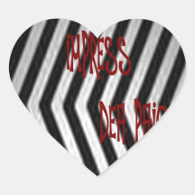 IMPRESIONE PEGATINAS CORAZON PERSONALIZADAS