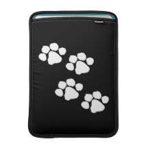 Impresiones animales de la pata fundas macbook air