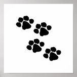 Impresiones animales de la pata