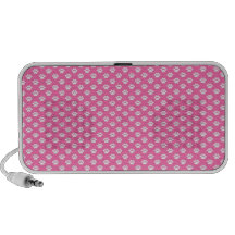 Impresiones de la pata en rosa mp3 altavoz