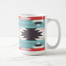 Impresiones tribales aztecas del nativo americano  taza de café