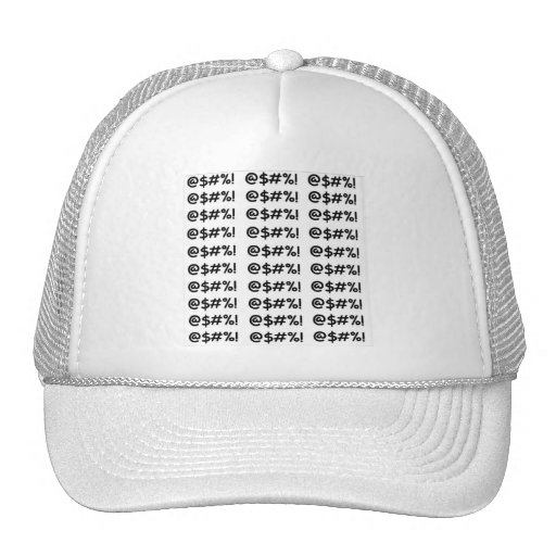 Improperios del dibujo animado gorro de camionero