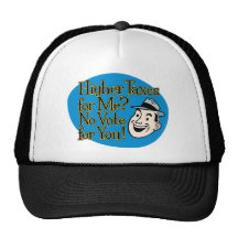 ¿Impuestos más altos para mí? azul Gorros