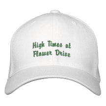 impulsión de la flor gorra de béisbol bordada