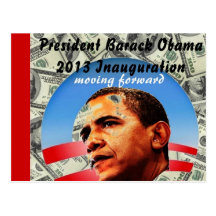 Inauguración 2013 de presidente Barack Obama Tarjetas Postales