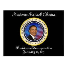 Inauguración 2013 de PRESIDENTE OBAMA Postales
